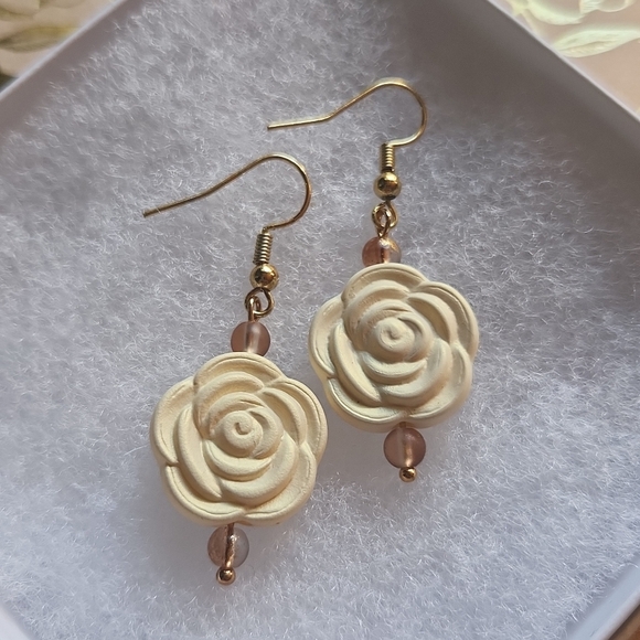 Handmade Bracelet & Earring Set - 18k Gold Plated - Picture 2 of 3